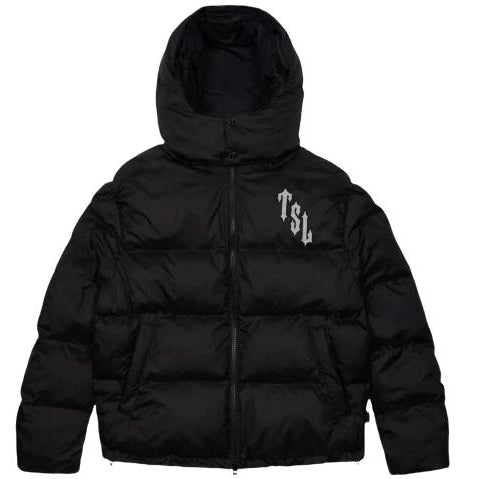 Trapstar Black London Shooter Detachable Hooded Jacket