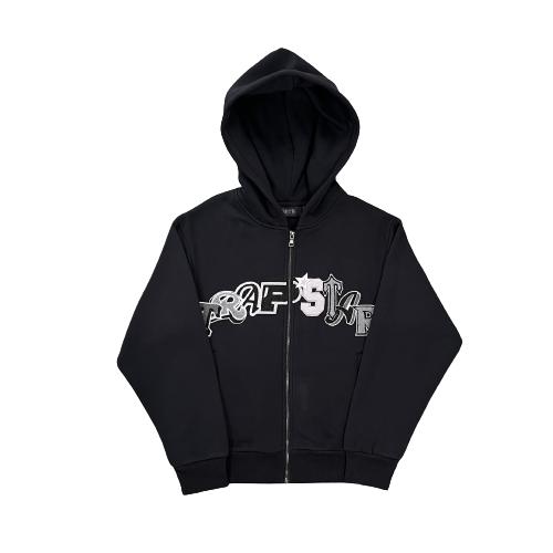 Trapstar Black Wildcard Zip-up Hooded Tracksuit