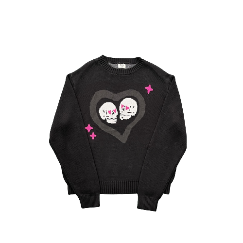 Broken Planet Black 'Hearts are made to be broken' Sweater