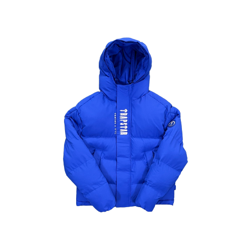 Trapstar Blue Decoded Hooded Jacket 2.0