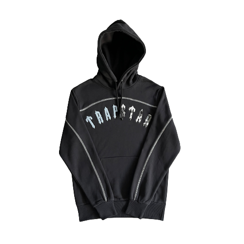 Trapstar Blue/Grey Camo Irongate Chenille Arch Hoodie Tracksuit