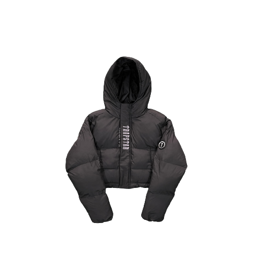 Trapstar Black Decoded Hooded Womens Jacket 2.0