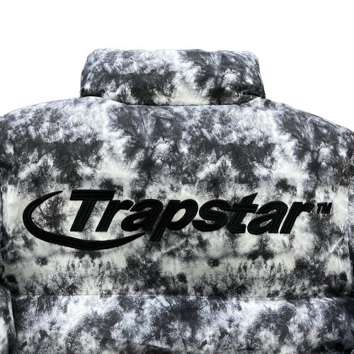 Trapstar Hyperdrive Puffer Jacket-Tie Dye Black/Grey
