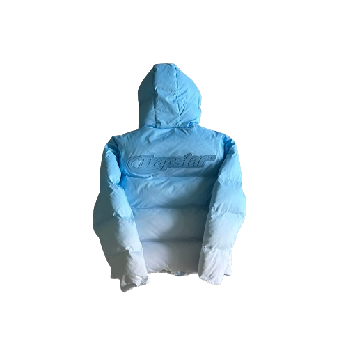 Trapstar Baby Blue Gradient Hyperdrive Technical Hooded Jacket