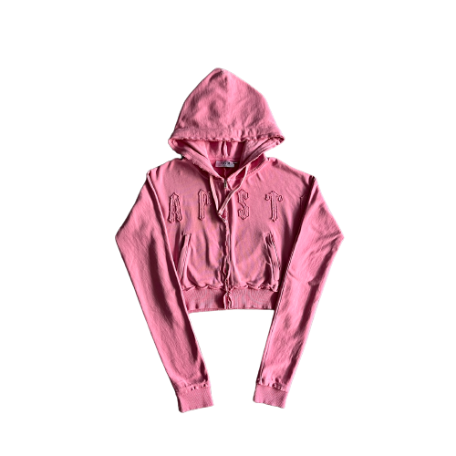 Trapstar Pink Cropped Womens Tracksuit