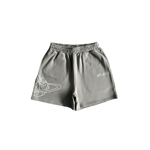 Broken Planet Grey Shorts