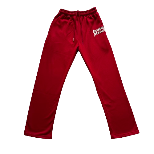 Broken Planet Sweatpants - RED