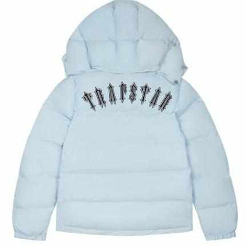 Trapstar Baby Blue Irongate Detachable Hooded Jacket - MrDripZone