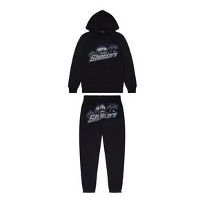 Trapstar Black Ice London Shooters Hooded Tracksuit-Trapstar-MrDripZone