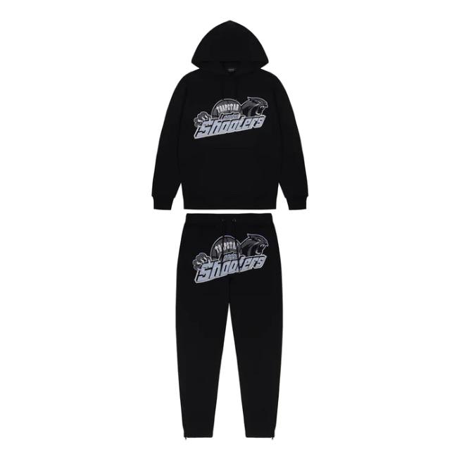 Trapstar Black Sky Blue London Shooters Hooded Tracksuit
