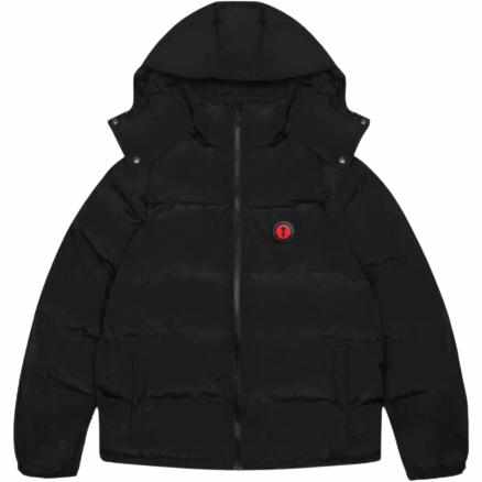 Trapstar Black/Red Irongate Detachable Hooded Jacket - MrDripZone