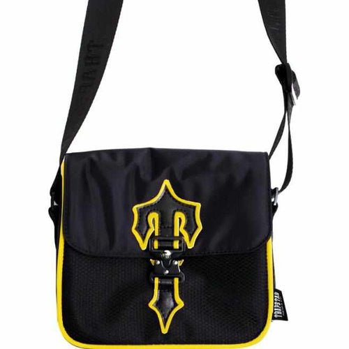 Trapstar Black/Yellow Irongate T Cross-Body Bag 1.0 - MrDripZone