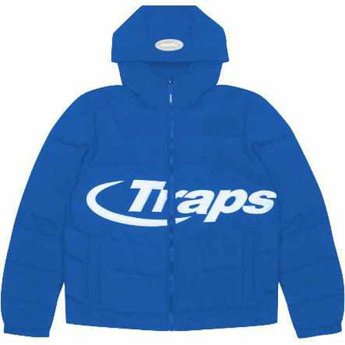 Trapstar Blue Hyperdrive Hooded Jacket - MrDripZone