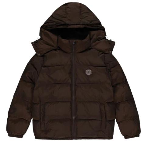 Trapstar Brown Irongate Detachable Hooded Jacket-Trapstar-MrDripZone